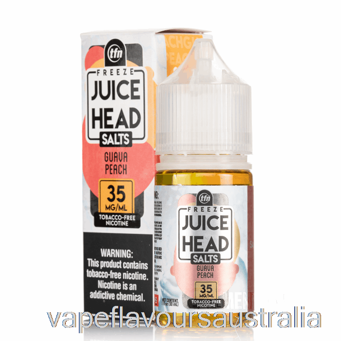 Vape Nicotine Australia FREEZE Guava Peach - Juice Head Salts - 30mL 50mg